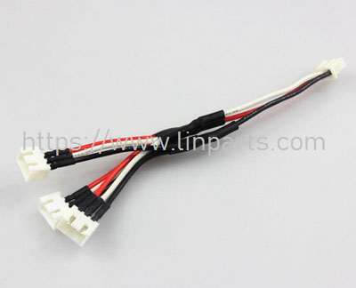 LinParts.com - Wltoys WL912 RC Boat Spare Parts: 1 to 3 Charging Cable [Charger 3 pcs 7.4V Battery]