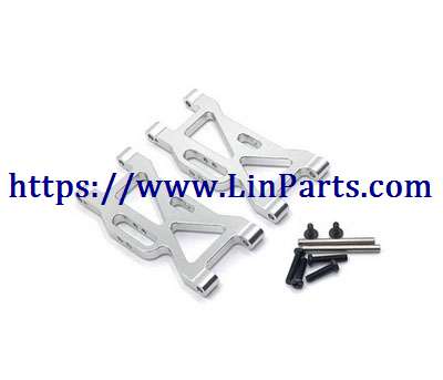 WLtoys 104001 RC Car spare parts: Metal upgrade Front swing arm group[wltoys-104001-1858]Silver
