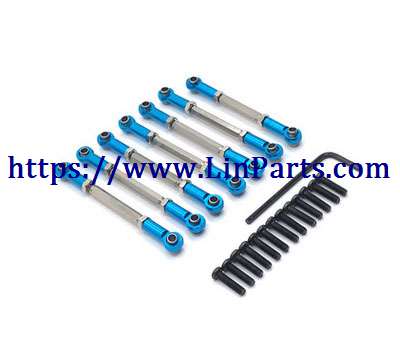 LinParts.com - WLtoys 104001 RC Car spare parts: Metal upgrade Adjustable lever Blue