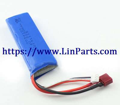 LinParts.com - WLtoys 104001 RC Car spare parts: Lithium battery 7.4V 2200mAh T plug (SF) group[wltoys-104001-1652]
