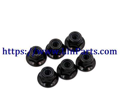 LinParts.com - WLtoys 124018 RC Car spare parts: M3 flange nut set[wltoys-124018-1452]