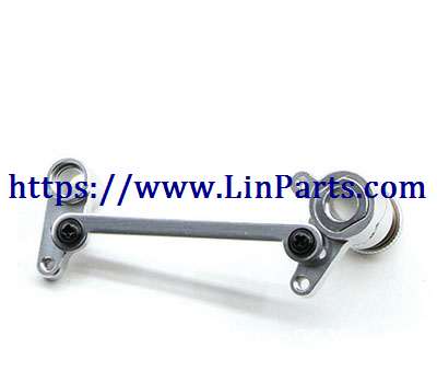 LinParts.com - WLtoys 124018 RC Car spare parts: Metal upgrade steering group Silver