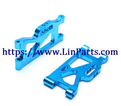 LinParts.com - WLtoys 124018 RC Car spare parts: Upgrade metal Swing arm group Blue - Click Image to Close