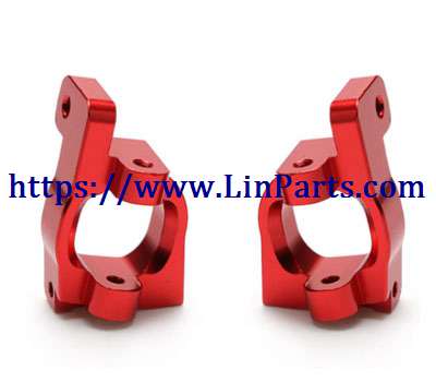 LinParts.com - WLtoys 124018 RC Car spare parts: Upgrade metal C type seat group Red