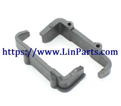 LinParts.com - WLtoys 124018 RC Car spare parts: Upgrade metal Battery compartment group gray