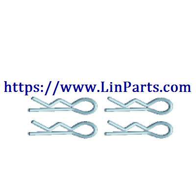 LinParts.com - WLtoys 124019 RC Car spare parts: 1*16.5MM R type pin assembly[wltoys-124019-]