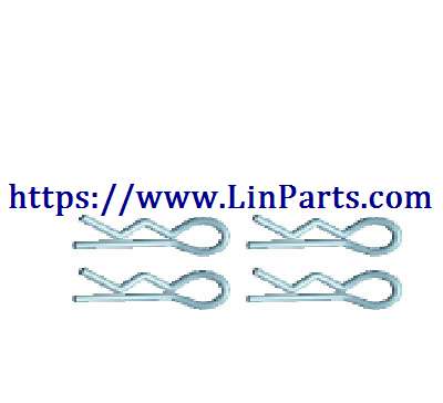 LinParts.com - WLtoys 124019 RC Car spare parts: R type pin 1.1*22.2MM group[wltoys-124019-K939-49]