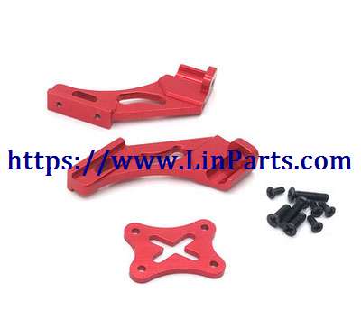 LinParts.com - WLtoys 124019 RC Car spare parts: Tail firmware group[wltoys-124019-1258]Red