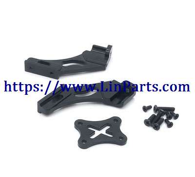 LinParts.com - WLtoys 124019 RC Car spare parts: Tail firmware group[wltoys-124019-1258]Black