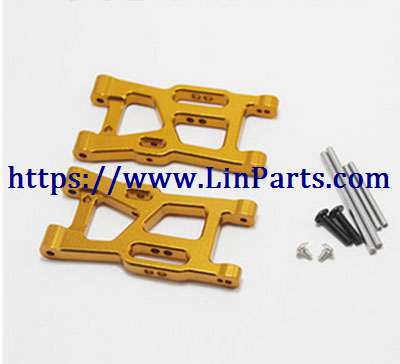 LinParts.com - WLtoys 124019 RC Car spare parts: Upgrade metal Swing arm group[wltoys-124019-1250]Golden
