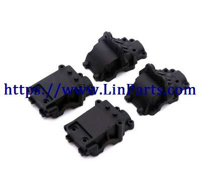 LinParts.com - WLtoys 124019 RC Car spare parts: Gearbox upper and lower cover group[wltoys-124019-1254]