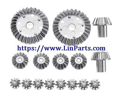 LinParts.com - Wltoys 12428 RC Car Spare Parts: Upgrade Metal Gear Set