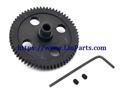 LinParts.com - Wltoys 12428 RC Car Spare Parts: Upgrade 62T reduction gear - Click Image to Close