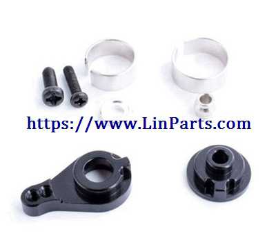 LinParts.com - Wltoys 12428 RC Car Spare Parts: Upgrade metal Servo buffer A+Servo buffer B + Servo swing arm