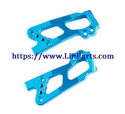 LinParts.com - Wltoys 12428 RC Car Spare Parts: Upgrade metal Rear suspension frame left + Rear suspension frame right - Click Image to Close