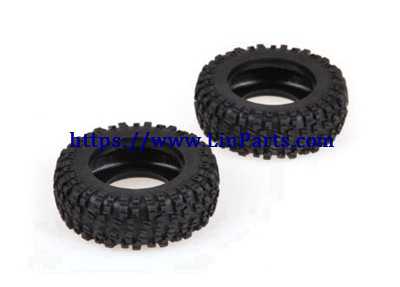 LinParts.com - Wltoys 12428 RC Car Spare Parts: Left tire 12428-0057 - Click Image to Close