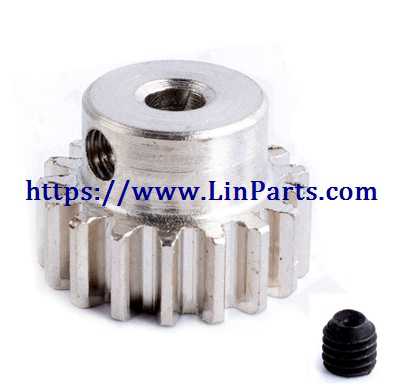 LinParts.com - Wltoys 12428 RC Car Spare Parts: 17T motor tooth 15.2*10 12428-0088 - Click Image to Close