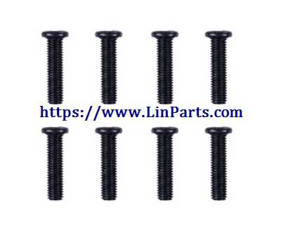 LinParts.com - Wltoys 12428 RC Car Spare Parts: Screw M2*8 PM 12428-0109 - Click Image to Close