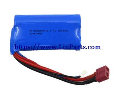 LinParts.com - Wltoys 12428 RC Car Spare Parts: Battery 7.4V 1500MAH-18650 12428-0123