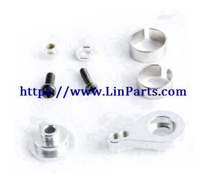 LinParts.com - Wltoys 12429 RC Car Spare Parts: Upgrade metal Servo buffer A+Servo buffer B + Servo swing arm