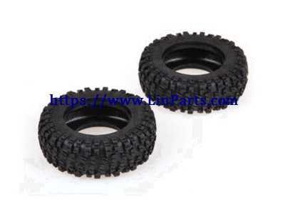 LinParts.com - Wltoys 12428 B RC Car Spare Parts: Left tire 12428 B-0057