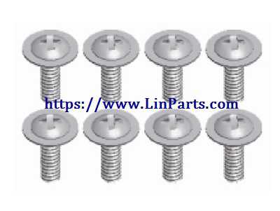 LinParts.com - Wltoys 12428 B RC Car Spare Parts: Screw 2.0*10PMW 12428 B-0484