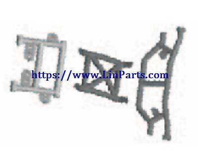 LinParts.com - Wltoys 12428 B RC Car Spare Parts: Rear anti-collision mount 12428 B-0351