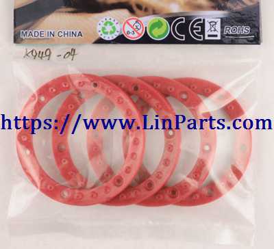 LinParts.com - Wltoys 12429 RC Car Spare Parts: Tire positioning ring set 2pcs K949-04