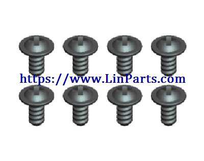 LinParts.com - Wltoys 20402 RC Car Spare Parts: ST2*8PWM6 screw assembly NO.0657