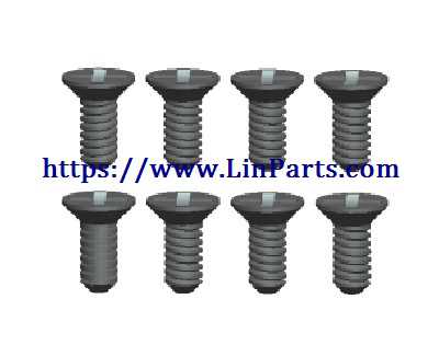 LinParts.com - Wltoys 20409 RC Car Spare Parts: 2*6KM screw assembly NO.0553 - Click Image to Close