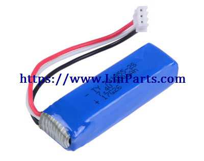 LinParts.com - Wltoys 20409 RC Car Spare Parts: 7.4V 500mAh battery NO.0658
