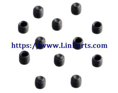 LinParts.com - Wltoys 20402 RC Car Spare Parts: Machine screw 3*3 black zinc group A929-91 - Click Image to Close