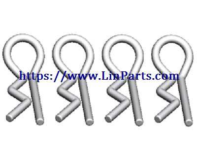 LinParts.com - Wltoys 20409 RC Car Spare Parts: 1*16.5MM R type pin assembly NO.0441