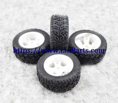 LinParts.com - Wltoys A222 RC Car Spare Parts: A222 tires + wheel