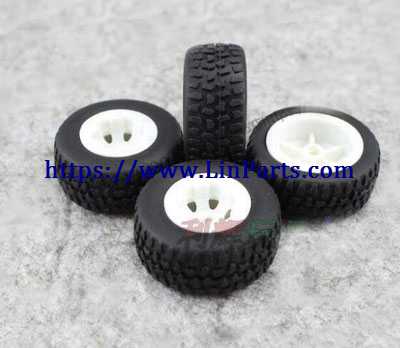 LinParts.com - Wltoys A232 RC Car Spare Parts: A232 tires + wheel