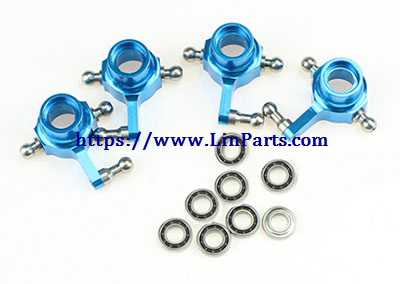LinParts.com - Wltoys A252 RC Car Spare Parts: Upgrade 2pcs Left steering cup + 2pcs Right steering cup + 8pcs Bearing