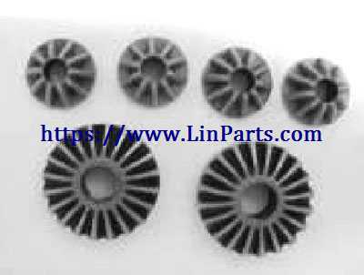 LinParts.com - Wltoys A929 RC Car Spare Parts: Differential asteroid gear 4pcs + differential large planetary gear 2pcs A929-107