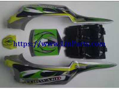 LinParts.com - Wltoys A929 RC Car Spare Parts: Green car shell A929-118