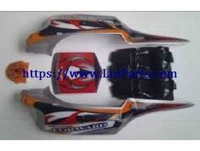 LinParts.com - Wltoys A929 RC Car Spare Parts: Red car shell A929-119