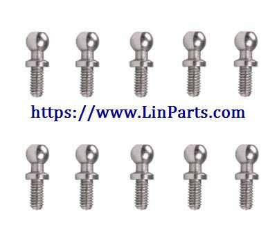LinParts.com - Wltoys A979 A979-A A979-B RC Car Spare Parts: Ball head screw 10.8*4/*10 A959-46