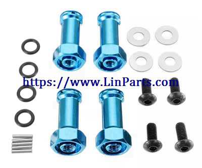 LinParts.com - Wltoys A959-A RC Car Spare Parts: Upgrade Aluminum 12mm Hex Drive 24mm Extension Adapter