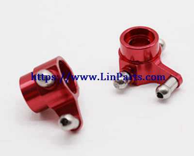 LinParts.com - Wltoys K969 RC Car Spare Parts: Rear right steering cup + rear left steering cup [Red]