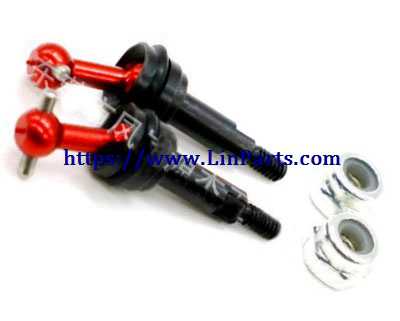 LinParts.com - Wltoys K989 RC Car Spare Parts: Transmission shaft [Red]