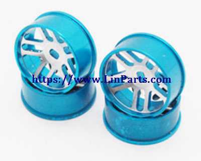 LinParts.com - WLtoys 284010 RC Car Spare Parts: Upgrade metal Rally off-road wheels [Blue]