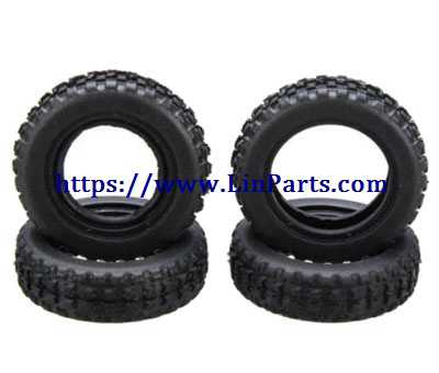 LinParts.com - Wltoys K989 RC Car Spare Parts: Off-road, rally tire 27.5*8.5 K989-53
