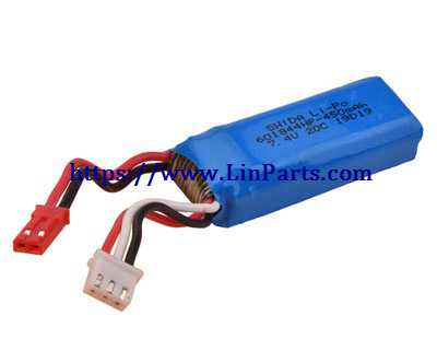 LinParts.com - Wltoys K989 RC Car Spare Parts: 7.4V 450mAh Battery K989-60 - Click Image to Close