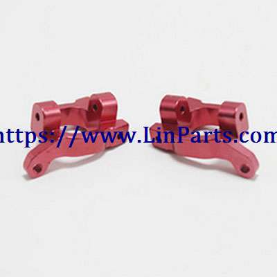 LinParts.com - WLtoys 144001 RC Car spare parts: Metal upgrade C-shaped seat left + C-shaped seat right[144001-1253]Red - Click Image to Close