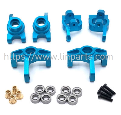 LinParts.com - WLtoys WL 144010 RC Car Spare Parts: Metal upgraded Steering cup C-shaped seat Rear cup Bearing - Click Image to Close
