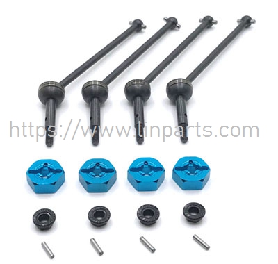 LinParts.com - WLtoys WL 144010 RC Car Spare Parts: Upgrade metal Coupler CVD Hexagonal connector - Click Image to Close