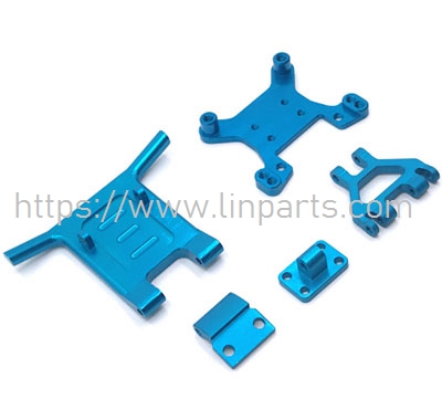 LinParts.com - WLtoys WL 144010 RC Car Spare Parts: Upgrade metal Front shock absorber bumper